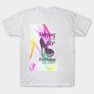 50th Birthday. Celebrating like a Boss T-Shirt